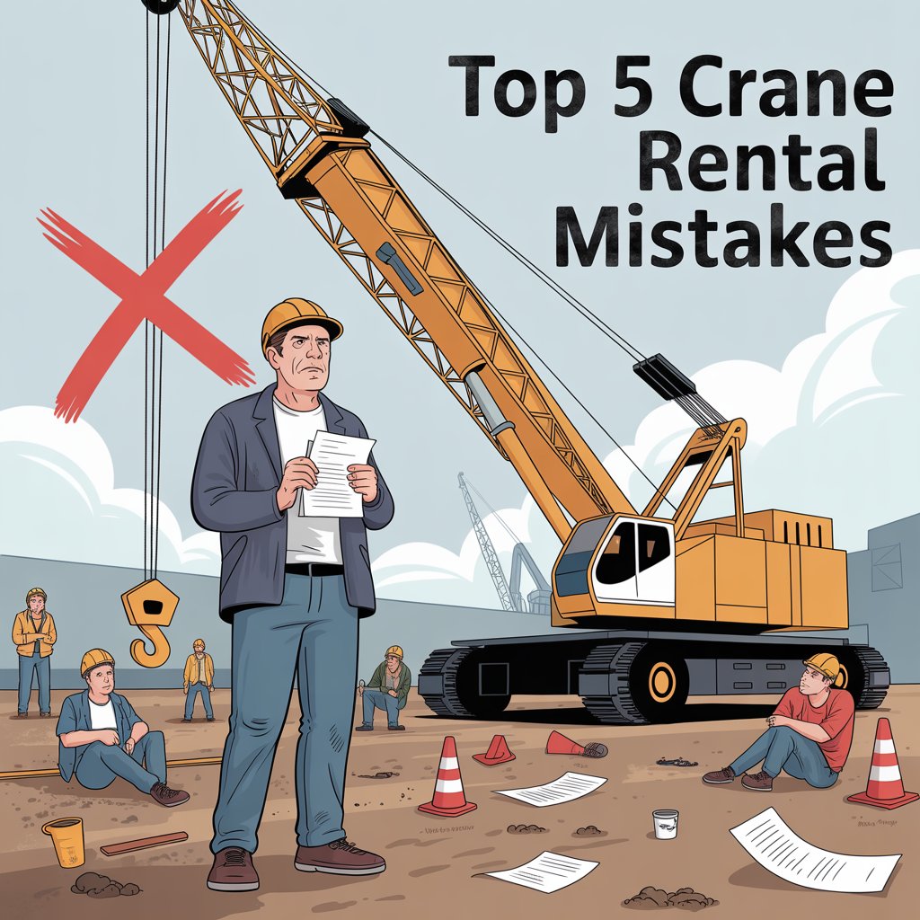 Top 5 Mistakes Contractors Make While Renting Cranes – And How to Avoid Them