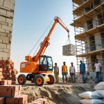 A Day on Site: How Cranes Reduce Labor Strain by 40%